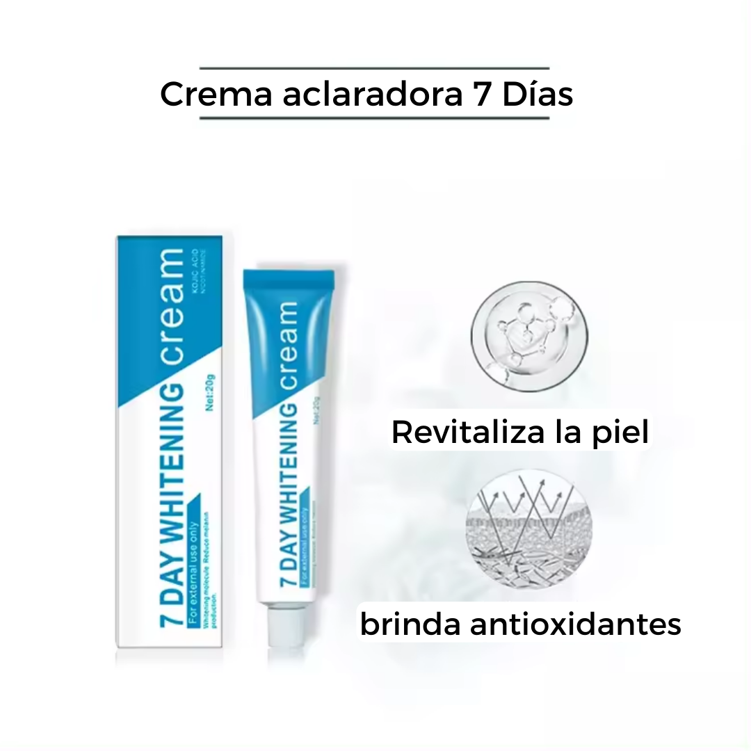 Crema despigmentante: aclara tu piel en 7 días