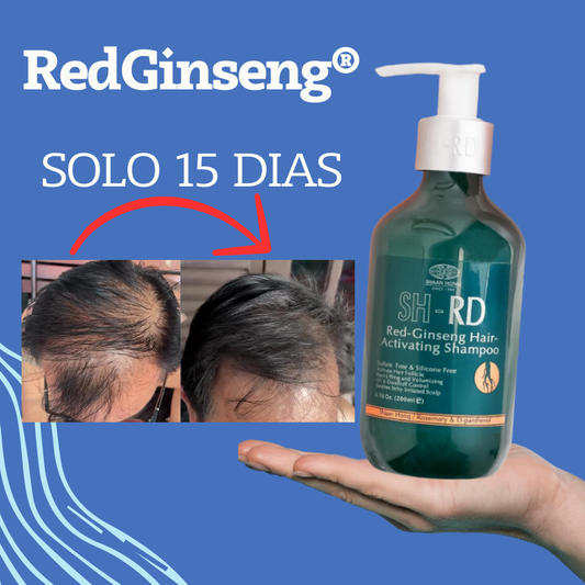 Shampoo RedGinseng®: Crecimiento acelerado en 15 dias